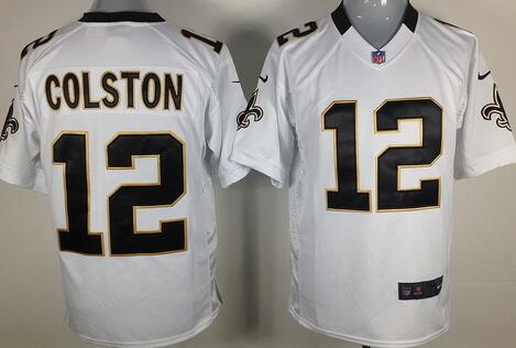  Nike New Orleans Saints 12 colston white game nfl jerseys