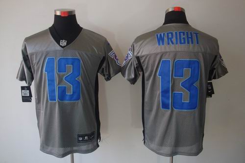 Nike Tennessee Titans 13 Kendall Wright Elite NFL Grey Shadow Jerseys