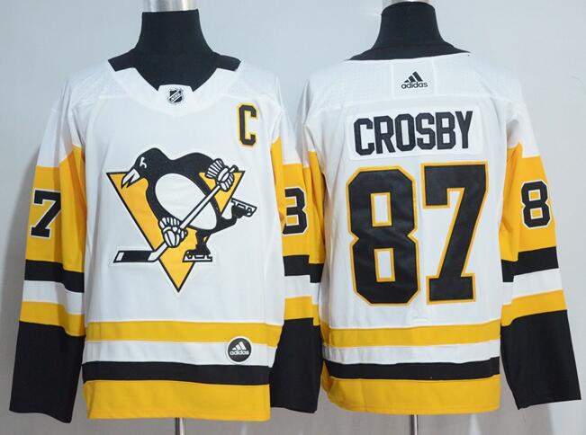 Adidas Mens New Pittsburgh Penguins 87 Sidney Crosby Hockey Jerseys