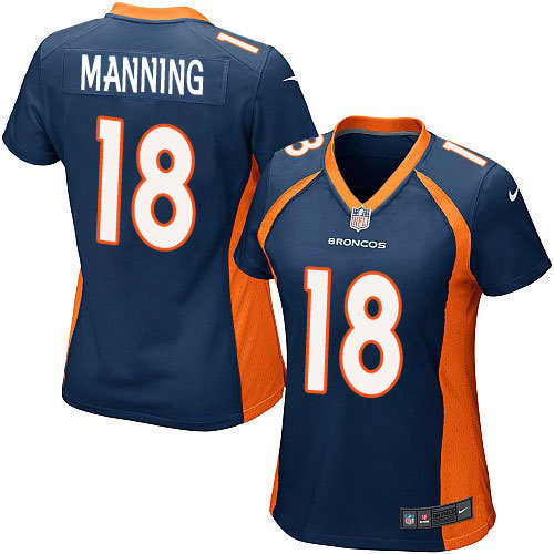 Women Denver 18 Peyton Manning jersey