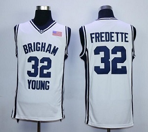 Men Stitched 32 Jimmer Fredette College Jersey-001