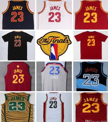 2017 Final Patch 23 LeBron James Jersey
