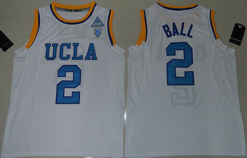 2017 New 2 Lonzo Ball College Jersey Blue White