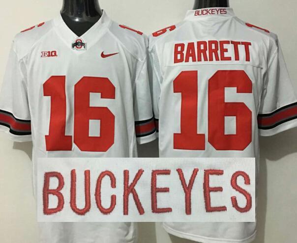 Ohio State Buckeyes #16 J.T. Barrett Limited Edition Jersey-002