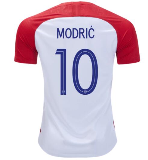 Croatia 2018 World Cup MODRIC 10# Men Soccer Jersey