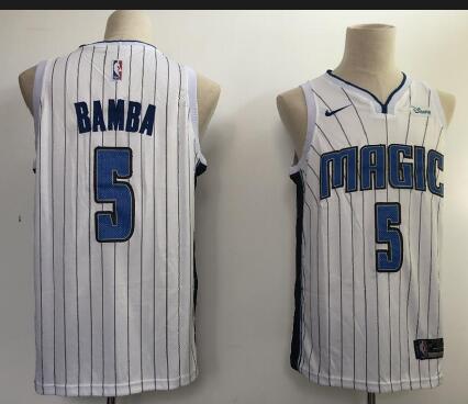 Mohamed Bamba #5 Orlando Magic 2018 NBA  Basketball Jersey-001