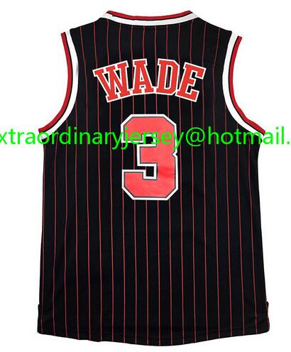 new men #3 Dwyane Wade Basketball Jersey-001