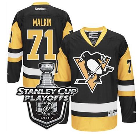 Pittsburgh Penguins 71 Evgeni Malkin Hockey Jersey-001