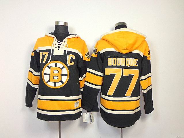 2013 NHL Boston Bruins #77 BOURQUE Black Jersey