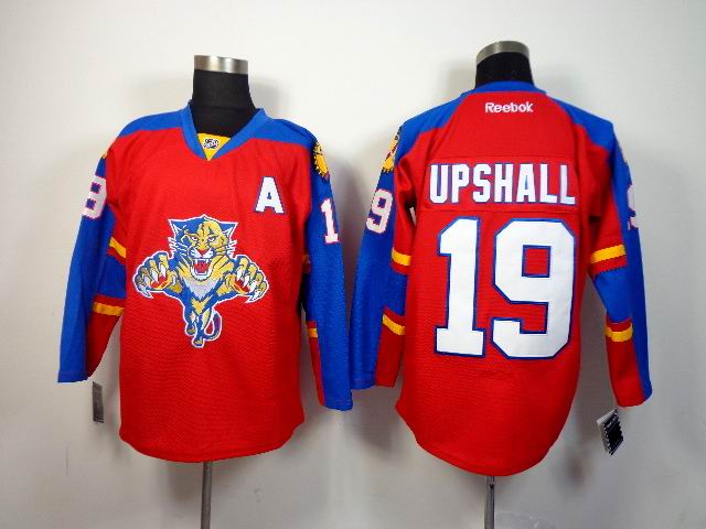 2014 Florida Panthers 19 Scottie Upshall Red men nhl ice hockey  jerseys A patch