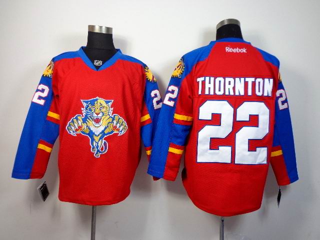 2014 Florida Panthers 22 Shawn Thornton Red men nhl ice hockey  jerseys