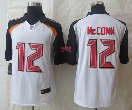 2014 New Tampa Bay Buccaneers 12 McCown White Limited Jerseys