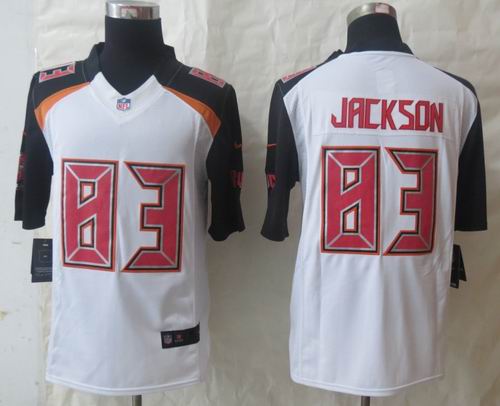 2014 Nike Tampa Bay Buccaneers 83 Jackson White Limited Jerseys