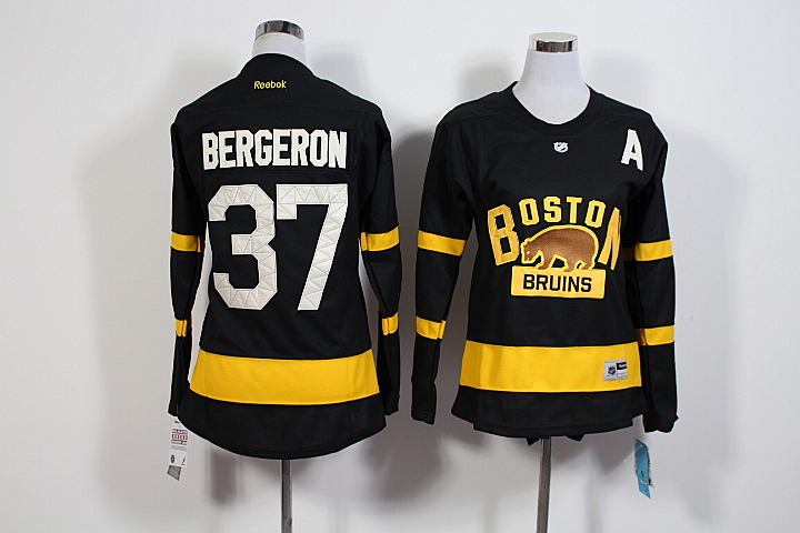 2015 Boston Bruins #77 Ray Bourque black women hockey jerseys A patch