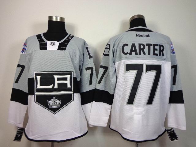 2015 Los Angeles Kings 77 Jeff Carter White men nhl ice hockey  jerseys