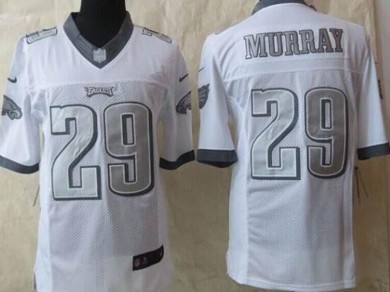 2015 New Nike Philadelphia Eagles #29 Murray Platinum White Limited Jerseys