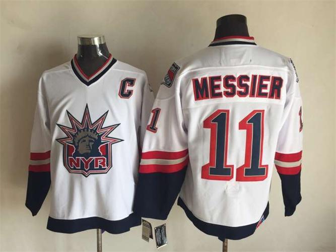 2015 New York Rangers 11 Mark Messier white nhl ice hockey  jerseys