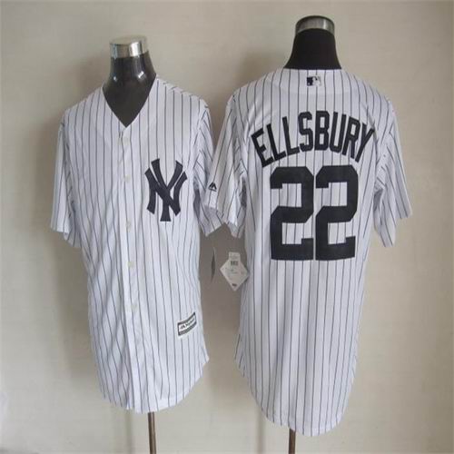 2015 New York Yankees 22 Jacoby Ellsbury white baseball Jerseys