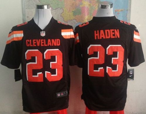 2015 Nike Cleveland Browns 23 Joe Haden brown Orange NFL Jerseys