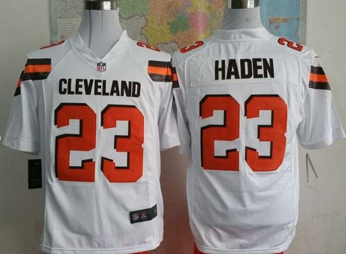 2015 Nike Cleveland Browns 23 Joe Haden game white NFL Jerseys