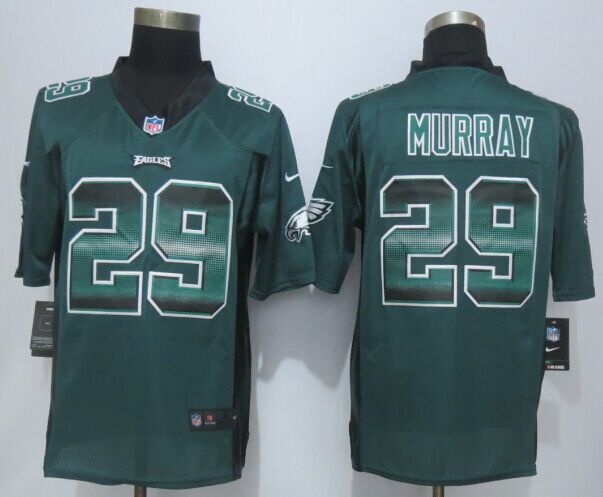 2015 Nike Philadelphia Eagles 29 Murray Green Strobe Limited Jersey