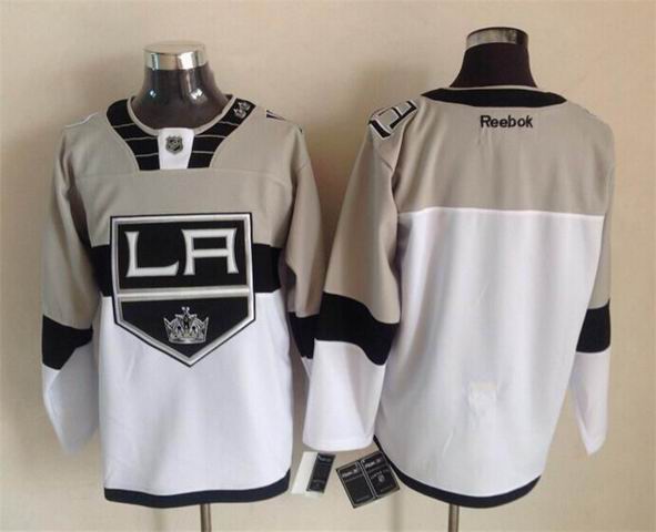 2015 reebok Los Angeles Kings blank gray white men nhl ice hockey  jerseys