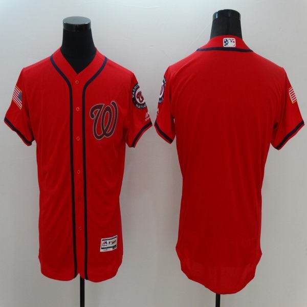 2016  washington nationals blank red Flexbase Authentic Collection Jersey