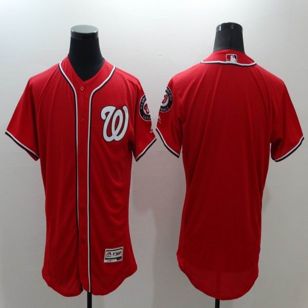 2016  washington nationals blank red elite baseball jersey