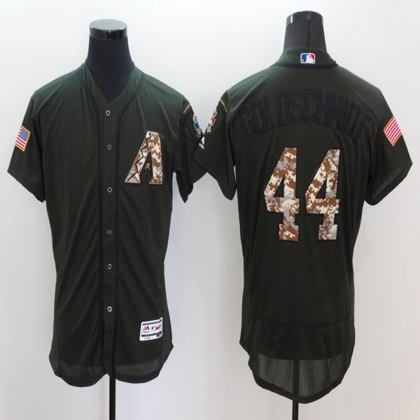 2016 Arizona Diamondback 44 Paul Goldschmidt green camo Flexbase Authentic Collection mlb baseball Jersey