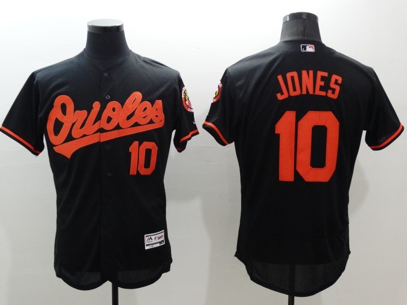 2016 Baltimore Orioles 10 Adam Jones black elite men baseball mlb  jerseys