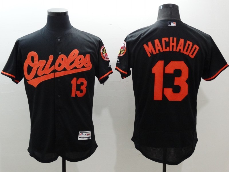 2016 Baltimore Orioles 13 Manny Machado Black elite men baseball mlb jersey