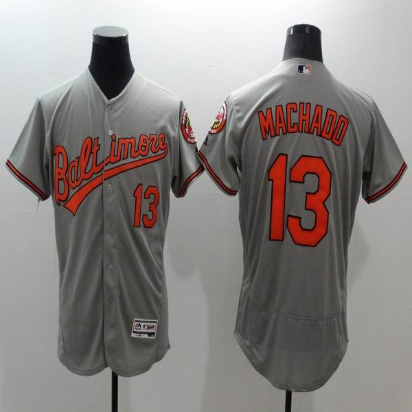 2016 Baltimore Orioles 13 Manny Machado gray elite men baseball mlb jersey