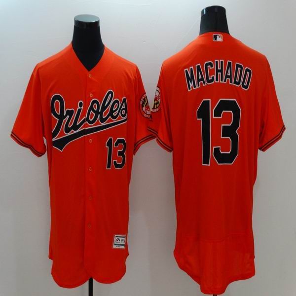 2016 Baltimore Orioles 13 Manny Machado orange Flexbase Authentic Collection men baseball mlb Jersey