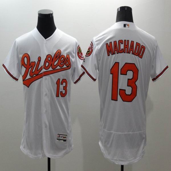 2016 Baltimore Orioles 13 Manny Machado white elite men baseball mlb jersey