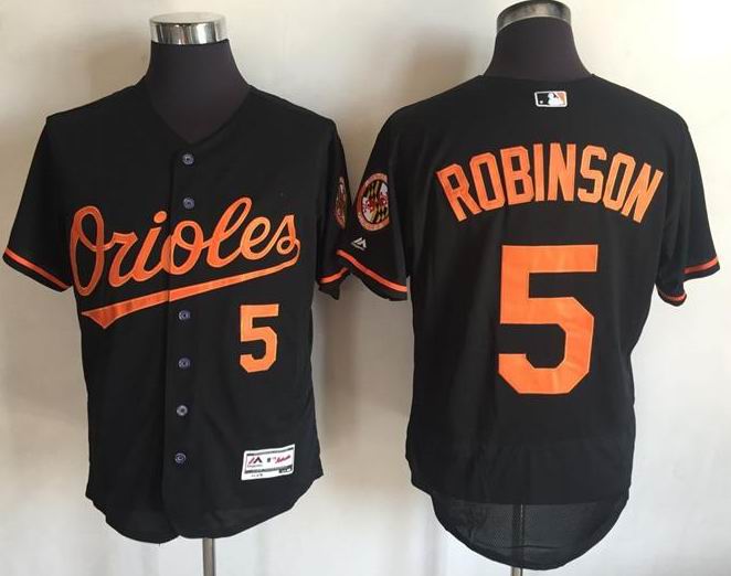 2016 Baltimore Orioles 5 Brooks Robinson Throwback black Flexbase Authentic Collection men baseball mlb Jerseys