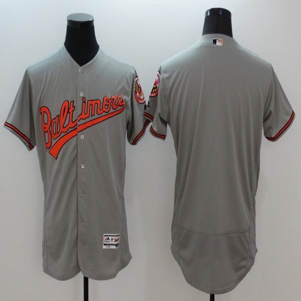 2016 Baltimore Orioles blank gray elite men baseball mlb jerseys