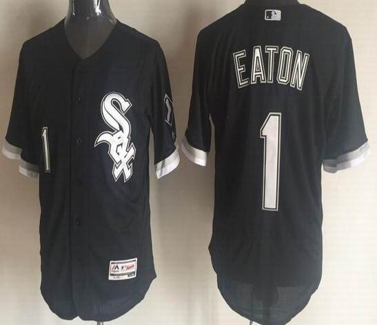 2016 Chicago White Sox 1 Adam Eaton black elite men baseball mlb jerseys