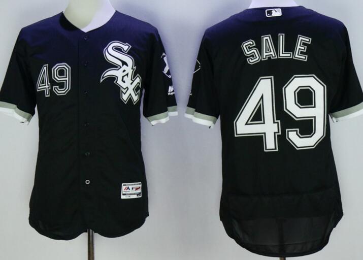 2016 Chicago White Sox 49 Chris Sale Flexbase Authentic Collection black men mlb Baseball Jersey