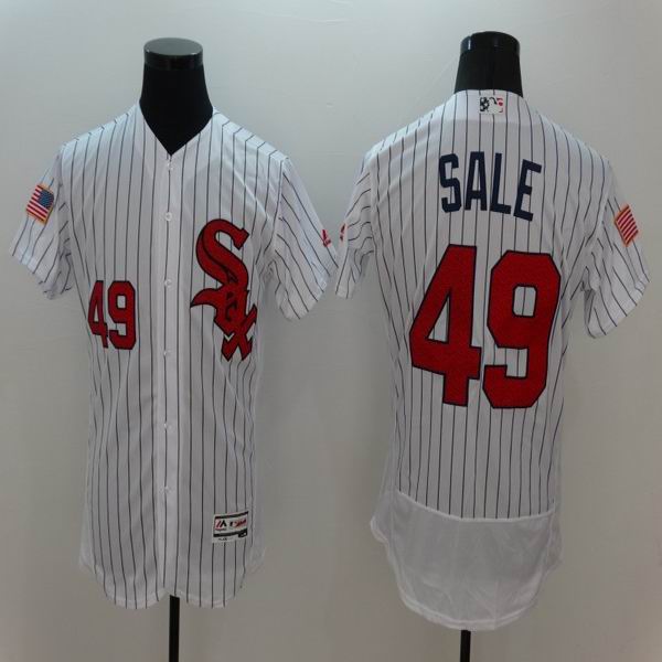 2016 Chicago White Sox 49 Chris Sale white flexbase men baseball mlb jersey(1)