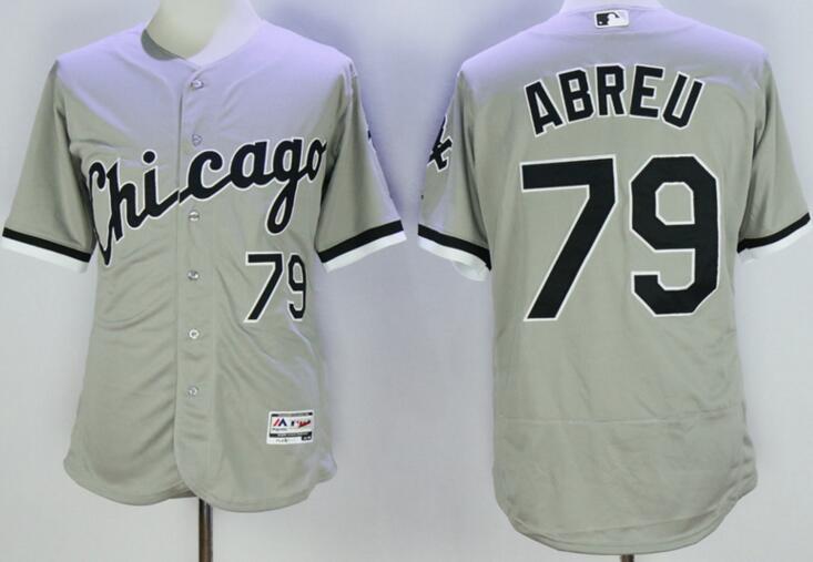 2016 Chicago White Sox 79 Jose Abreu Flexbase Authentic Collection grey men mlb Baseball Jersey