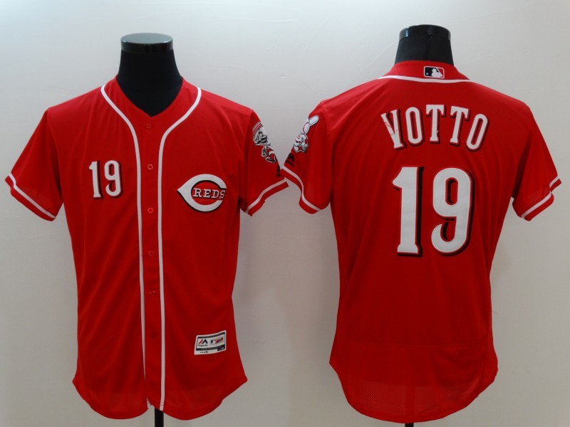 2016 Cincinnati Reds 19 Joey Votto red elite men baseball mlb  jersey