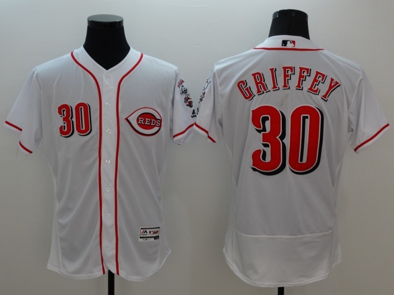 2016 Cincinnati Reds 30 Ken Griffey white elite men baseball mlb jerseys