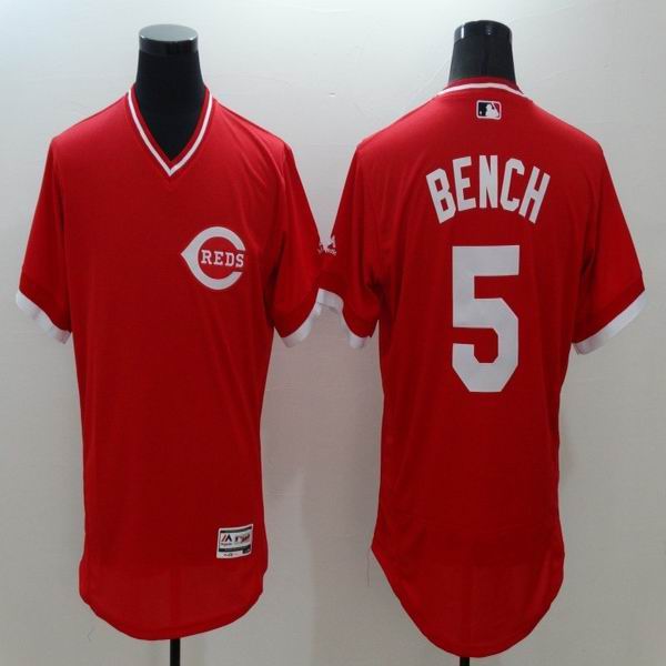2016 Cincinnati Reds Johnny Bench 5 red elite men baseball mlb jersey