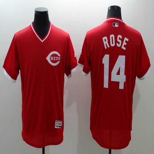 2016 Cincinnati Reds Pete Rose 14 red elite men baseball mlb jersey