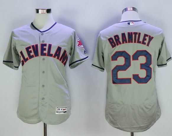 2016 Cleveland Indians Michael Brantley 23 gray Flexbase Authentic Collection men baseball mlb Jersey