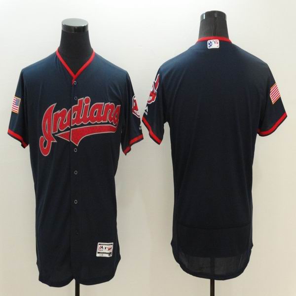 2016 Cleveland Indians blank darl blue Flexbase Authentic Collection men baseball mlb Jersey
