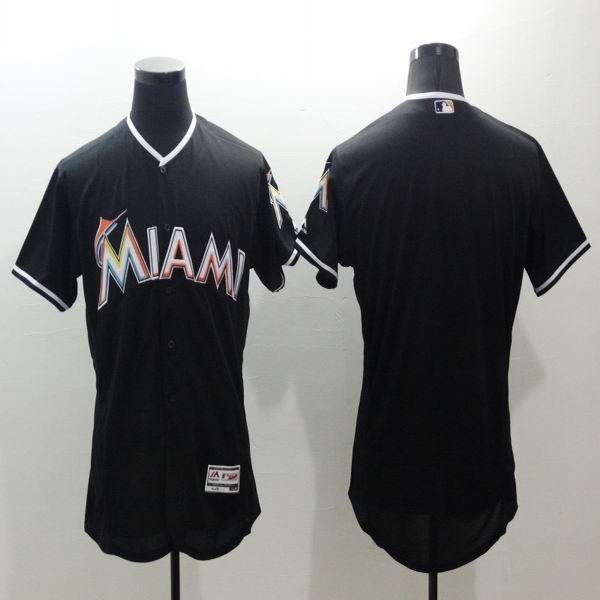 2016 Florida Marlins blank black Flexbase Authentic Collection men baseball mlb Jersey
