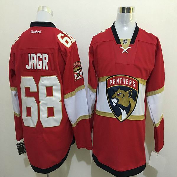 2016 Florida Panthers 68 Jaromir Jagr Red men nhl ice hockey  jerseys