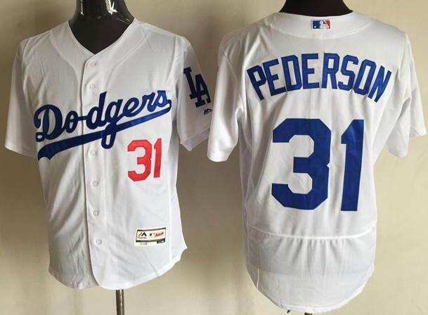 2016 Los Angeles Dodgers 31 Joc Pederson white Flexbase Authentic Collection men baseball mlb Jersey