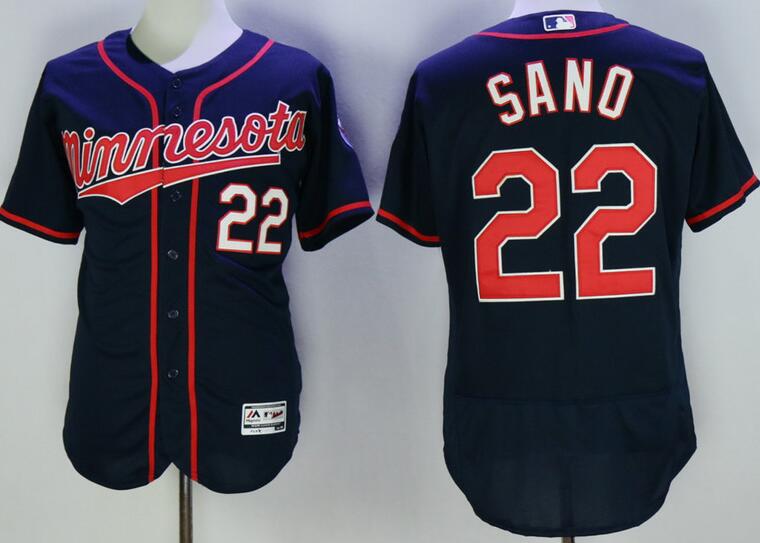 2016 Minnesota Twins 22 Miguel Sano blue Flexbase Authentic Collection  men mlb baseball jersey